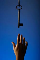 reach for the key